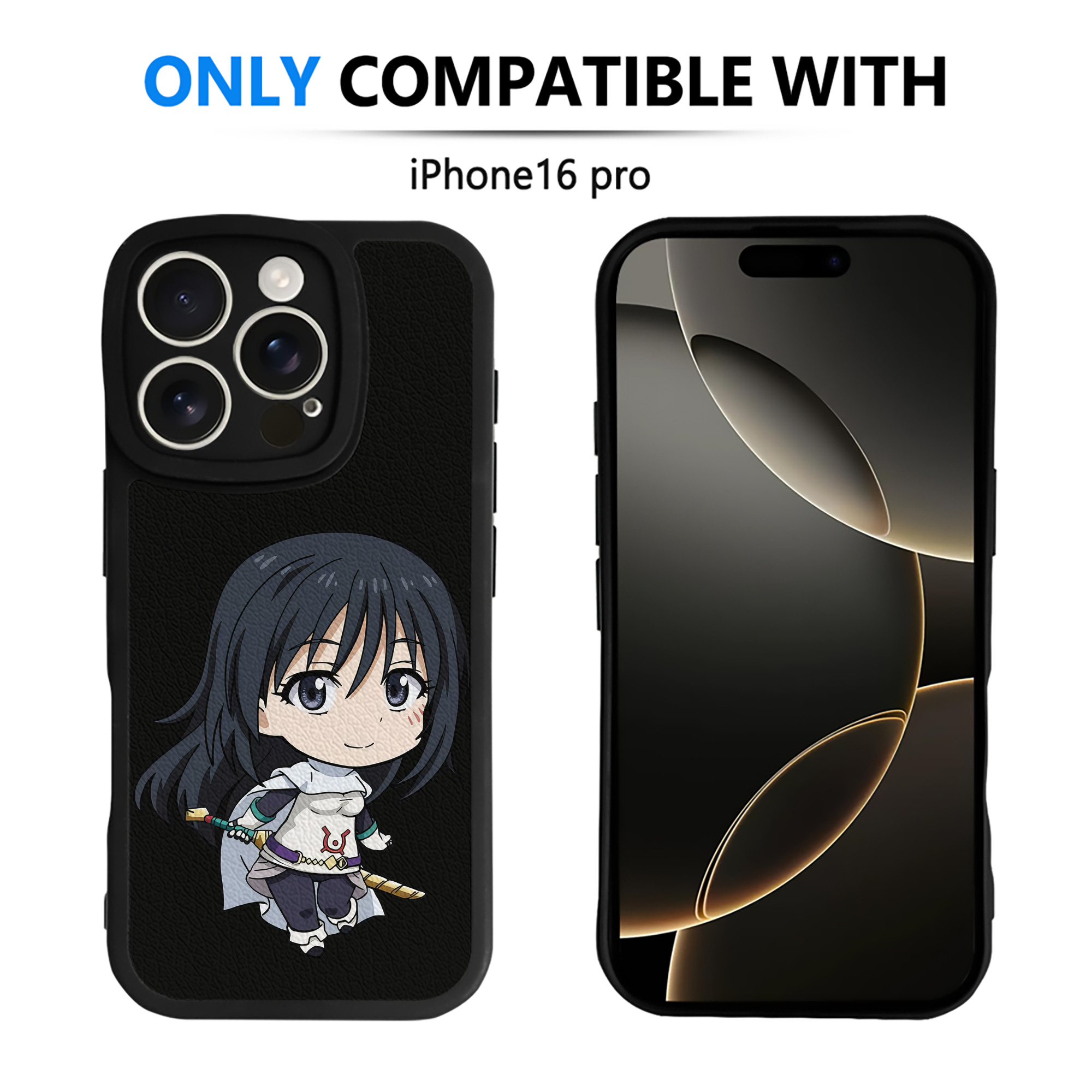 （画像用） 転スラ Regarding Reincarnated to Slime 【iPhone 16シリーズ対応】シリコンスマホケース（レザー調） 材質：シリコン